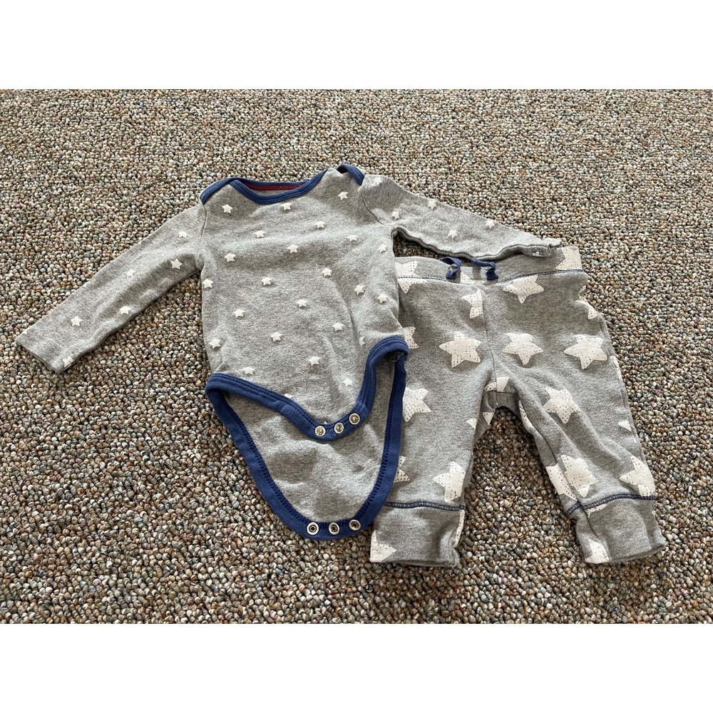 Cat & Jack Boys Star Patterned Bodysuit & Pants 6-9M